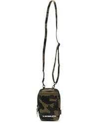 A Bathing Ape - Camouflage Print Mini Messenger Bag - Lyst