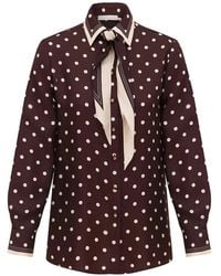 Zimmermann - Chemise À Coupe Décontractée Et À Pois - Lyst