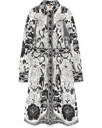 FARM Rio - Flower Leopards Midi-Jurk - Lyst