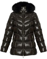 Moncler - Chaqueta Fulmar Con Ribete De Pelo Artificial - Lyst
