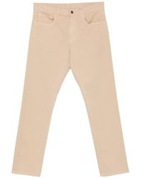 Canali - Logo-Patch Straight-Leg Jeans - Lyst