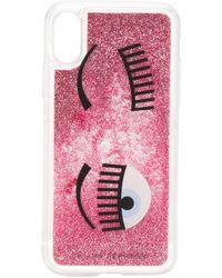Chiara Ferragni Funda para iPhone X Flirting - Rosa