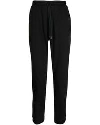 BOSS - Stripe-Detail Cotton Track Pants - Lyst