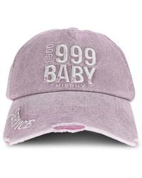 MISBHV - Embroidered Distressed Cap - Lyst