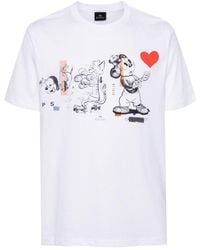 PS by Paul Smith - T-shirt con stampa - Lyst
