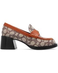 COACH - 65Mm Natalie Heeled Loafers - Lyst