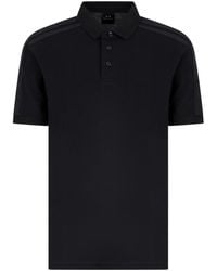 ARMANI EXCHANGE - Cotton Polo Shirt - Lyst