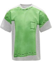 JW Anderson - Clay Trompe L'oeil Cotton T-shirt - Lyst