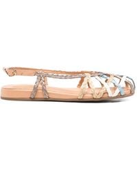Ancient Greek Sandals - Braided Raffia Sandals - Lyst