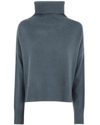 Ma'ry'ya - Roll-Neck Knitted Sweater - Lyst