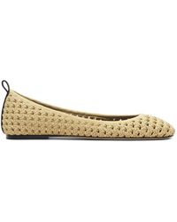 Marc Jacobs - The Crochet Lace Up Lace-Up Ballet Flats - Lyst