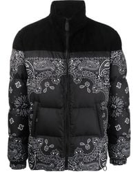 Philipp Plein - Bandana-Print Padded Jacket - Lyst