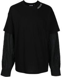 Mostly Heard Rarely Seen - Crinkle Layered Long-sleeve T-shirt - Lyst