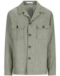 Tagliatore - Textured Patch-Pocket Shirt - Lyst