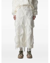 Gaelle Paris - Diamond Fringe-Detail Skirt - Lyst