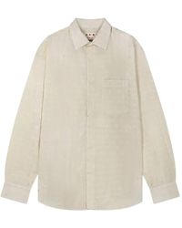 Marni - Geometrisch Gemustertes Poloshirt - Lyst