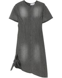 Remain - Knot-Detail Denim Dress - Lyst