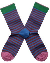 Bonne Maison - Le Tapis Striped Colour-Block Socks - Lyst