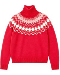 Chinti & Parker - Fair Isle Roll-Neck Sweater - Lyst