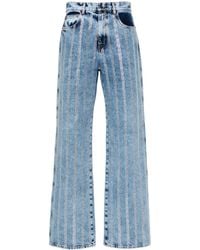 GIUSEPPE DI MORABITO - Crystal-Embellished Straight Jeans - Lyst