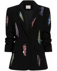 Cinq À Sept - Paillette Whirl Cheyenne Embellished Blazer - Lyst