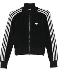adidas - Vest Met Drie Strepen En Rits - Lyst