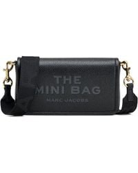 Marc Jacobs - La mini bolso negro de cuero - Lyst
