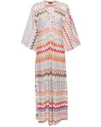 Missoni - Zigzag-woven Kaftan Beach Dress - Lyst