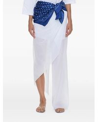 Christopher Esber - Draped Skirt-Overlay Trousers - Lyst