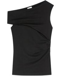 Dries Van Noten - Off-Shoulder Jersey Top - Lyst