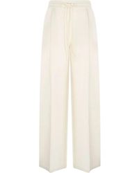 Roberto Cavalli - Pantalones Anchos Con Cordones - Lyst
