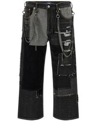 Junya Watanabe - Jean À Design Patchwork - Lyst