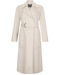 Liu Jo - Belted Notched-Collar Coat - Lyst