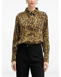Morgan - Buttoned Patterned Shirt - Lyst