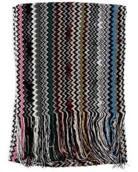 Missoni - Chevron Fringed Scarf - Lyst