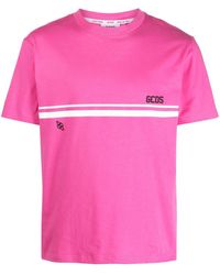 Gcds - Camiseta con logo estampado y manga corta - Lyst