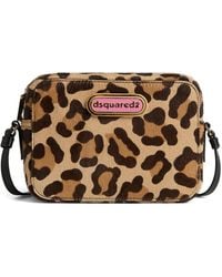 DSquared² - Umhängetasche Mit Leoparden-Print - Lyst