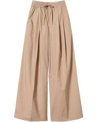 Twinset - Cotton Trousers - Lyst