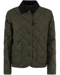 Fay - Diamond-Quilted Puffer Jacket - Lyst