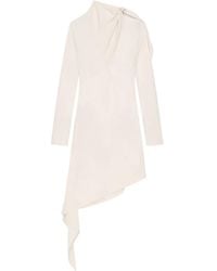 Courreges - Asymmetrical Long-Sleeve Dress - Lyst