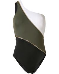 Moeva Badpak Met Colourblocking - Groen