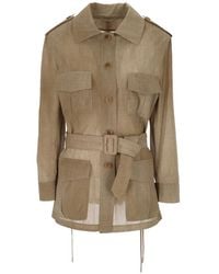 Ermanno Scervino - Belted Shirt Jacket - Lyst