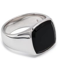 Tom Wood - Cushion Polished Onyx Ring - Lyst