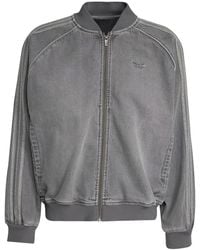 adidas - Sst Adicolor Denim Bomberjack - Lyst