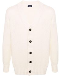 Drumohr - Button-up Cotton Cardigan - Lyst