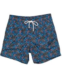 R'osi - Floral-Print Drawstring Swim Shorts - Lyst