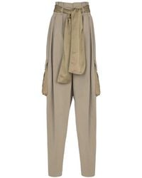 Balmain - High-Waisted Cargo Pants - Lyst