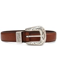 Anderson's - Engraved Leather Belt - Lyst