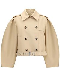Ganni - Chaqueta Con Doble Botonadura - Lyst