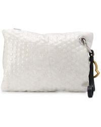 Moncler Petite pochette Vanille - Blanc